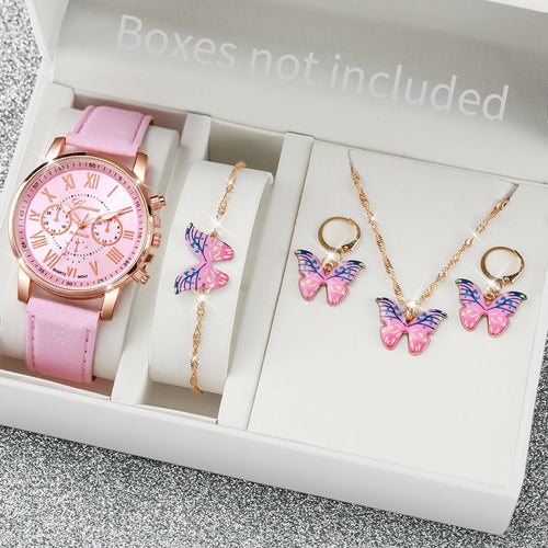 Heart Rhinestone Jewelry Set