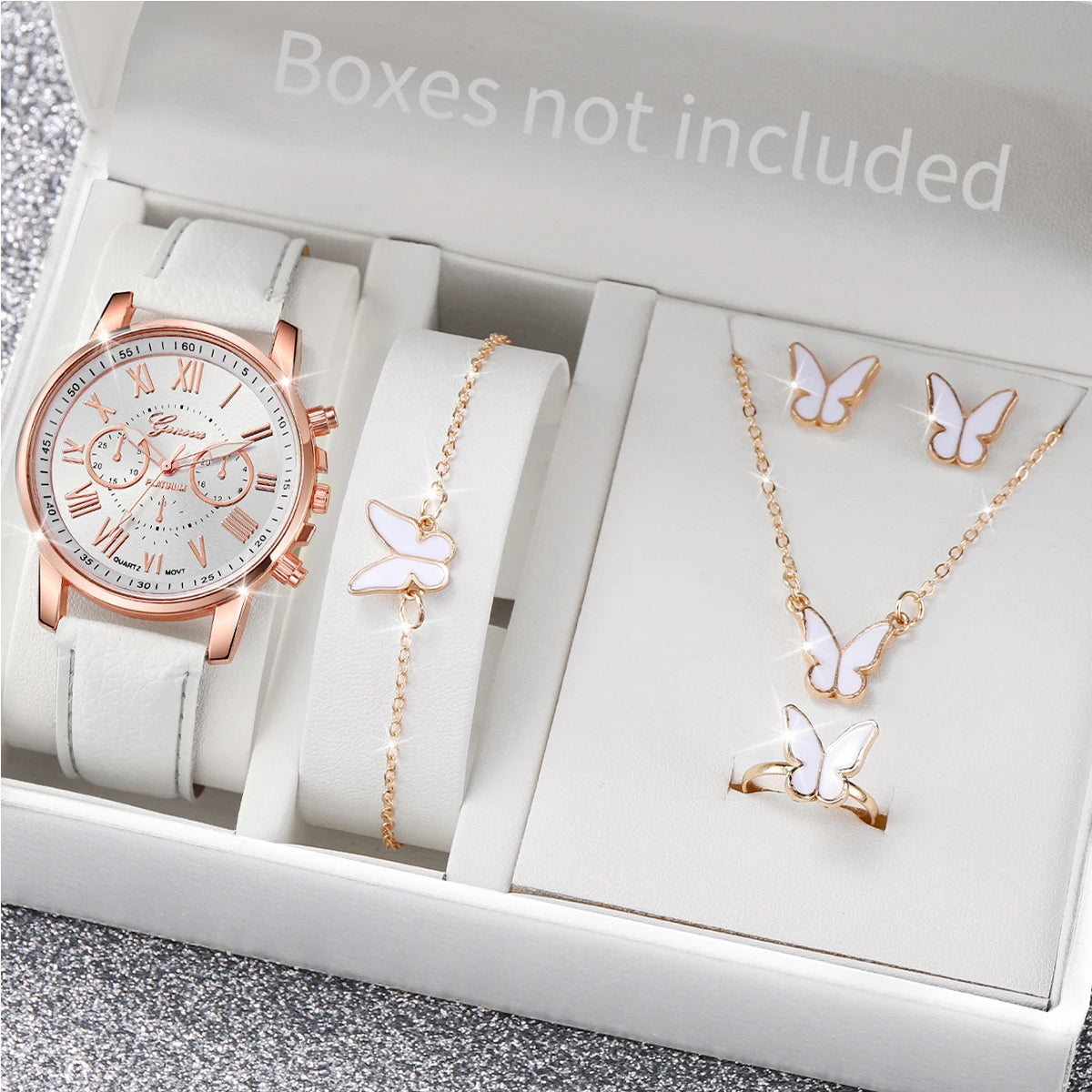 Heart Rhinestone Jewelry Set